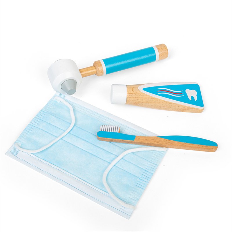 Let's Brush our Teeth Story Sack with Dentist Set - Little Whispers