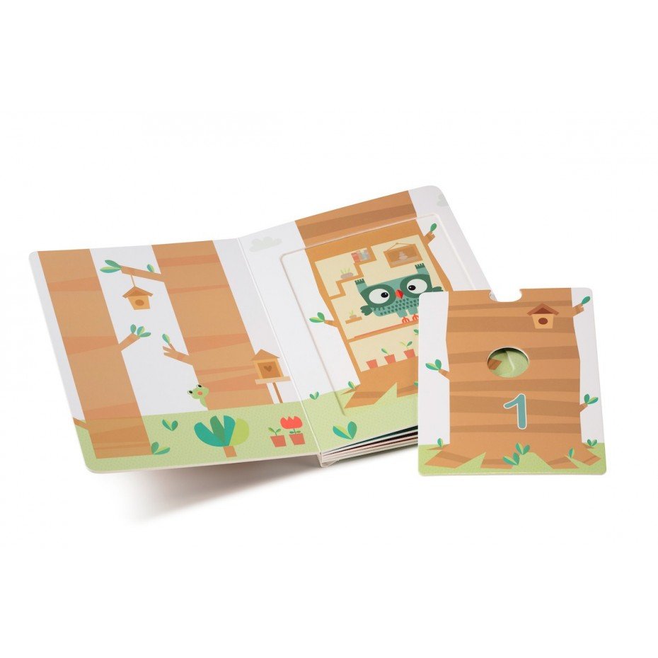 Lilliputiens 123 Forest My First Puzzle Book - Little Whispers
