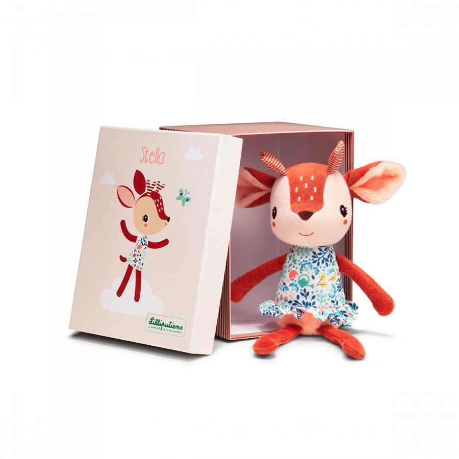 Lilliputiens Eco-Friendly Stella the Fawn Cuddly 83393 - Little Whispers