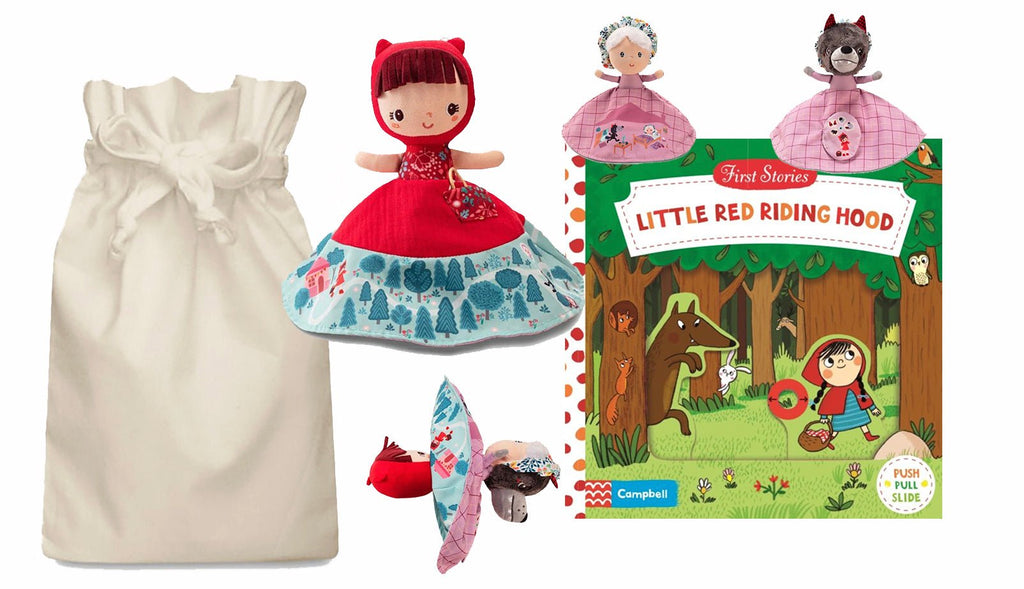 Little Red Riding Hood Story Sack with Reversible Doll - Little Whispers