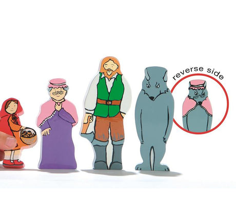 Little Red Riding Hood Wooden Characters - Little Whispers
