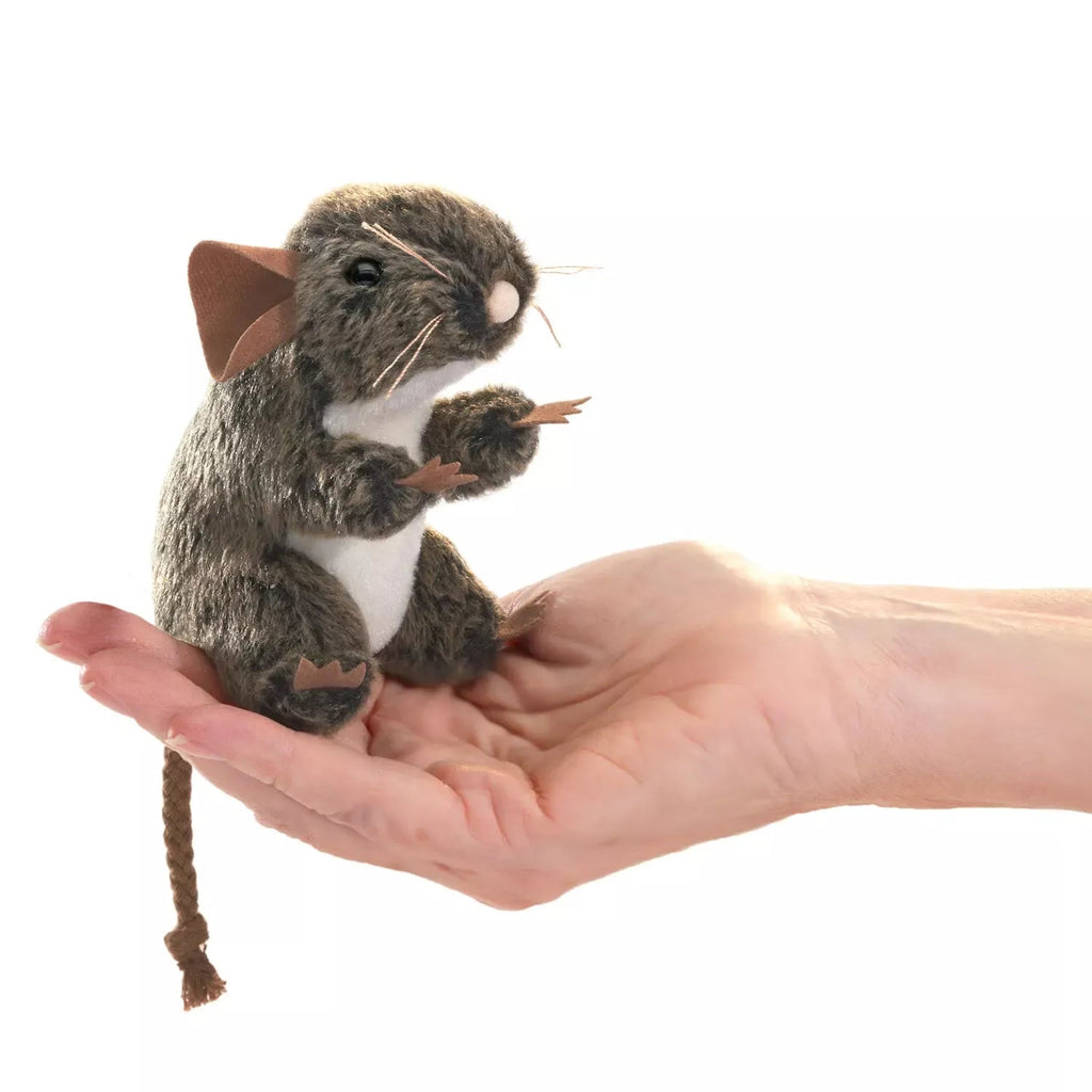 Mini Field Mouse Finger Puppet - Little Whispers