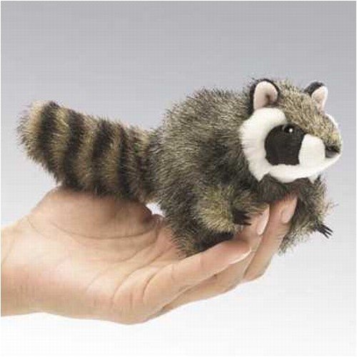 Mini Raccoon Finger Puppet - Little Whispers