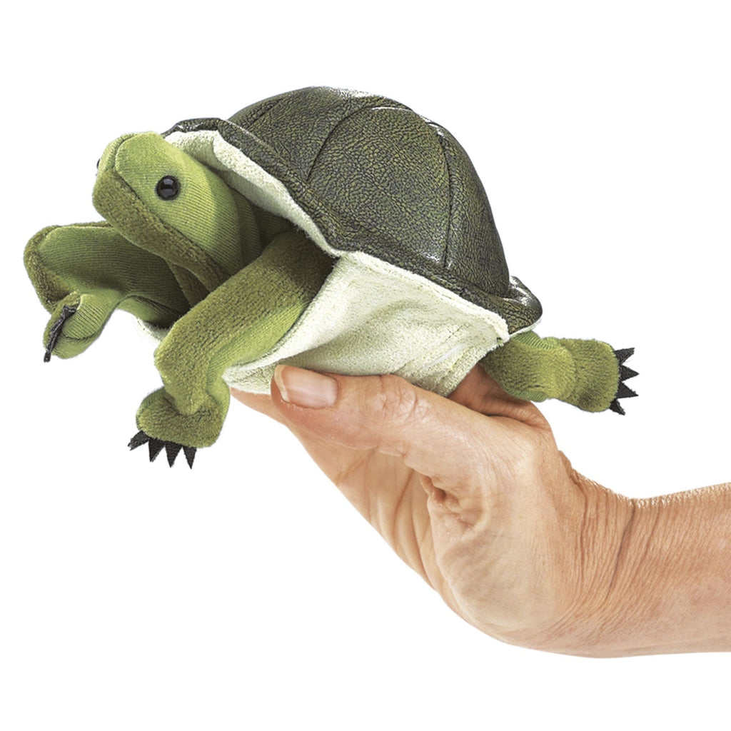 Mini Turtle Finger Puppet - Little Whispers