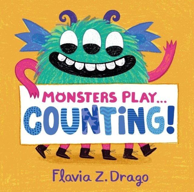 Monsters Play Counting Board Book - Little Whispers