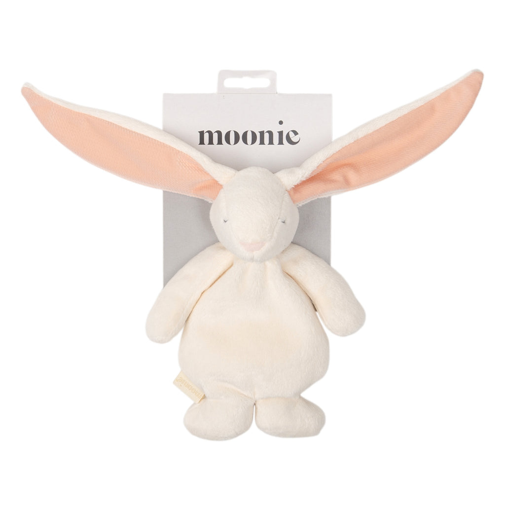Moonie Sensory Comforter Cloud - Grey with Pink Ears - Little Whispers