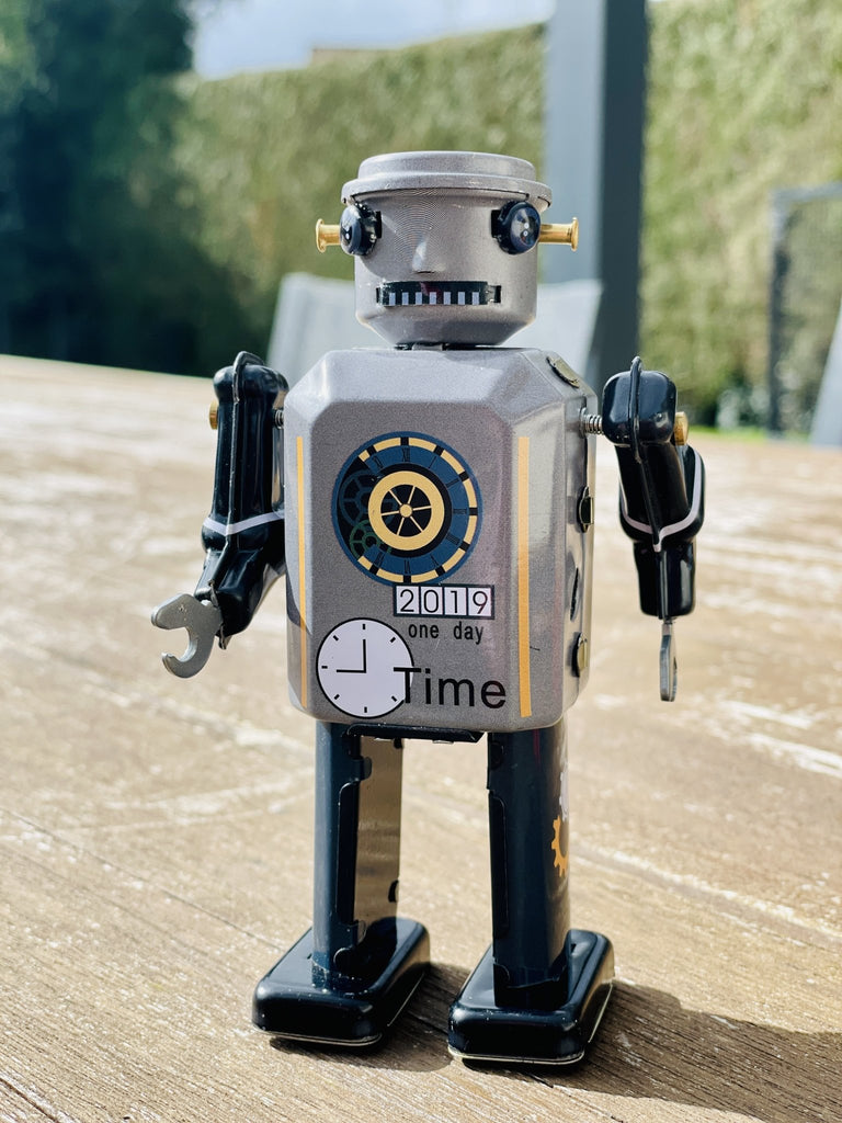 Mr & Mrs Tin Time Bot - Little Whispers