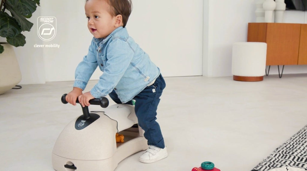 My First 3-in-1 baby walker & ride-on - Sand (Direct Shipping) - Little Whispers