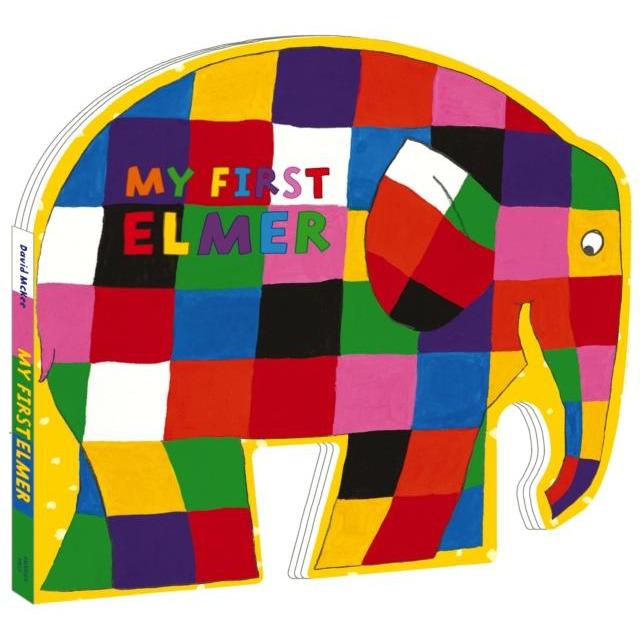 My First Elmer: Shaped Board Book - Little Whispers