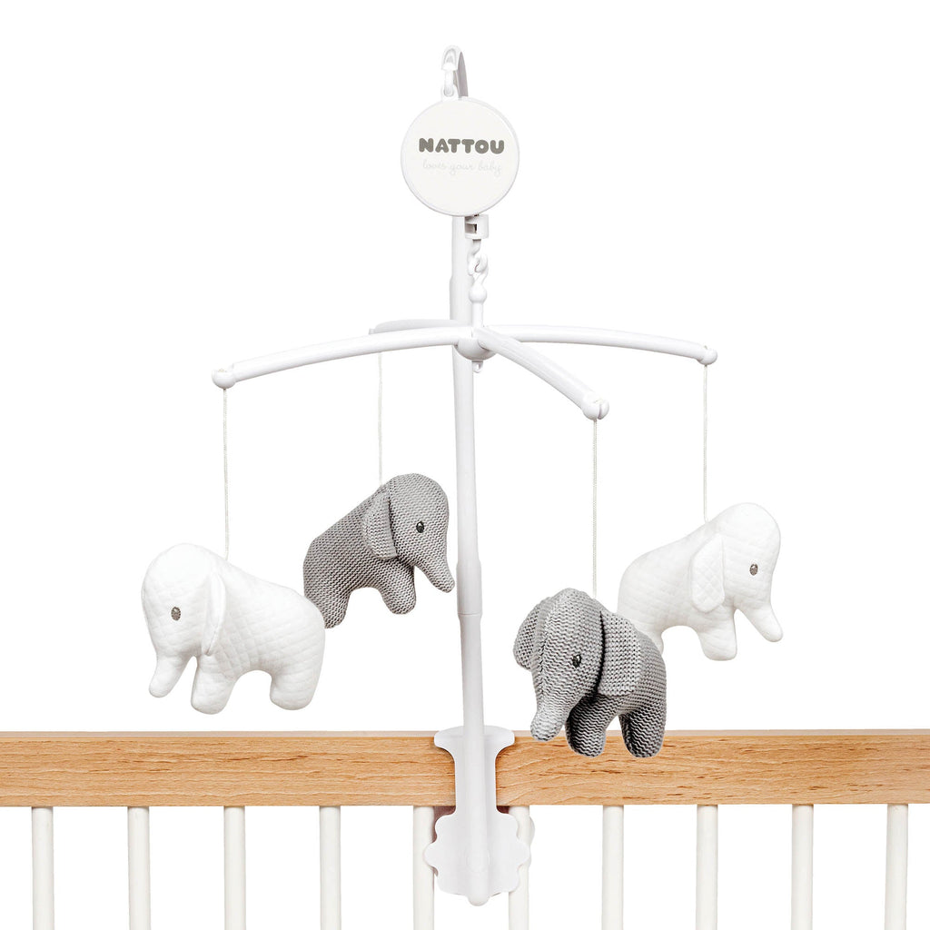 Nattou Mobiles Tembo Elephant (Direct Shipping) - Little Whispers