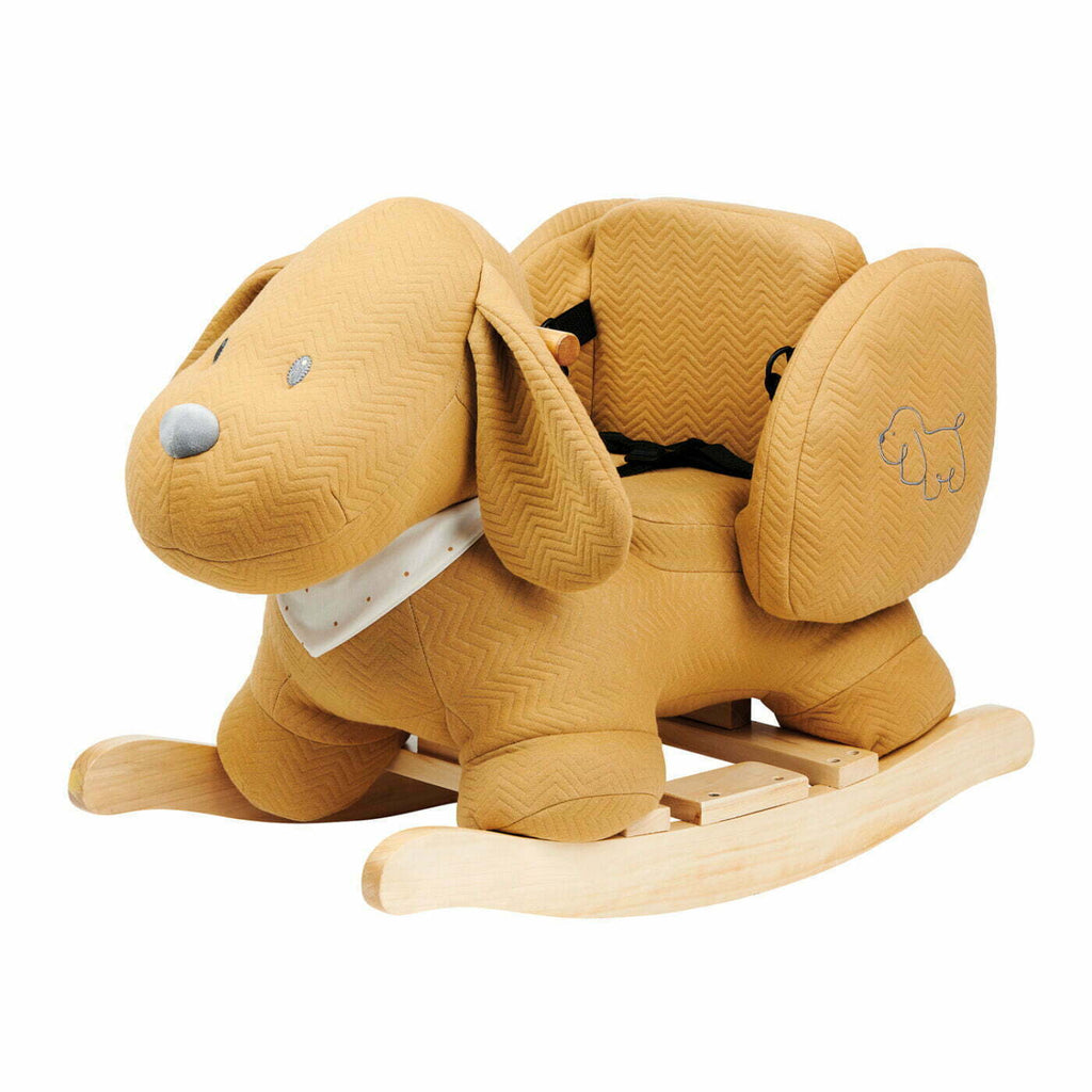 Nattou Rocker Charlie the Dog Caramel (Direct Shipping) - Little Whispers