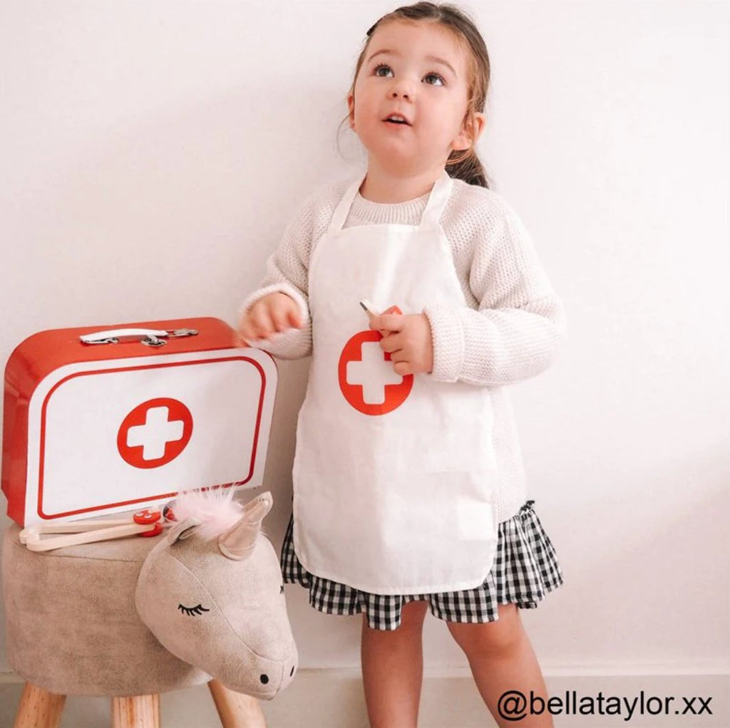 Ness the Nurse Story Sack with Medical Bag - Little Whispers