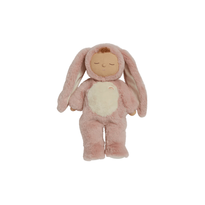 Olli Ella Cozy Dinkums Flopsy Pink Bunny - Little Whispers