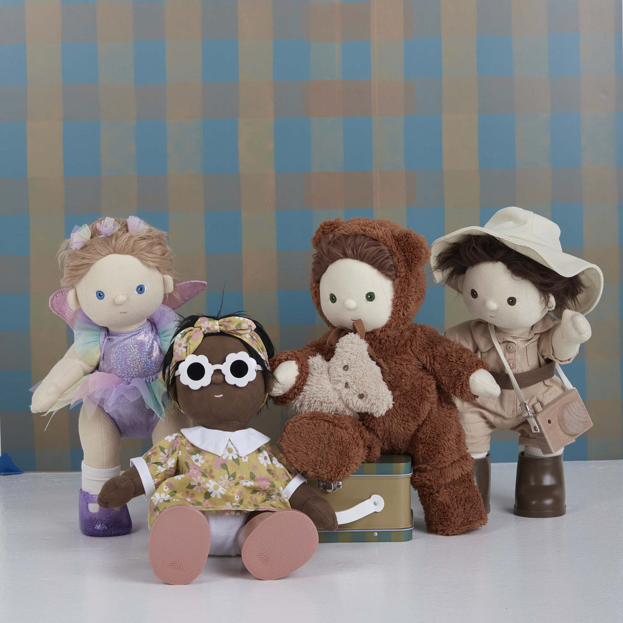 Olli Ella Dinkum Dolls - Pretend Pack Teddy - Little Whispers