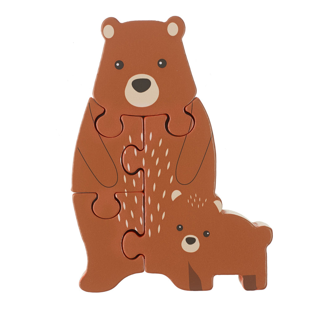 Orange Tree Wooden Bear Puzzle - Little Whispers