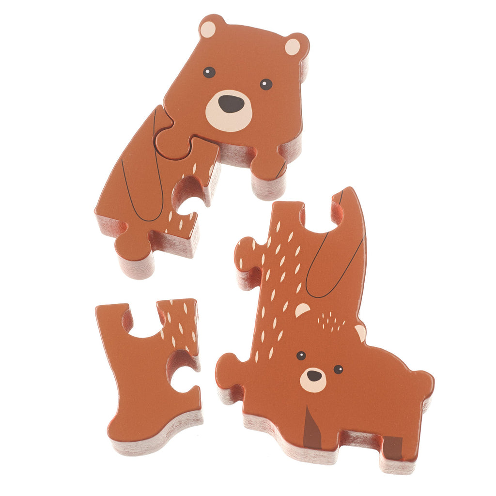 Orange Tree Wooden Bear Puzzle - Little Whispers