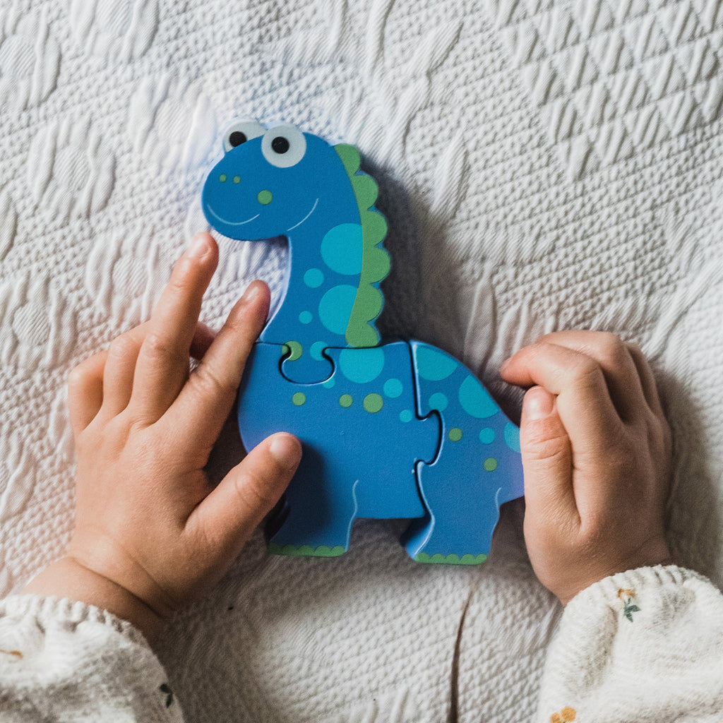 Orange Tree Wooden Diplodocus Puzzle - Little Whispers