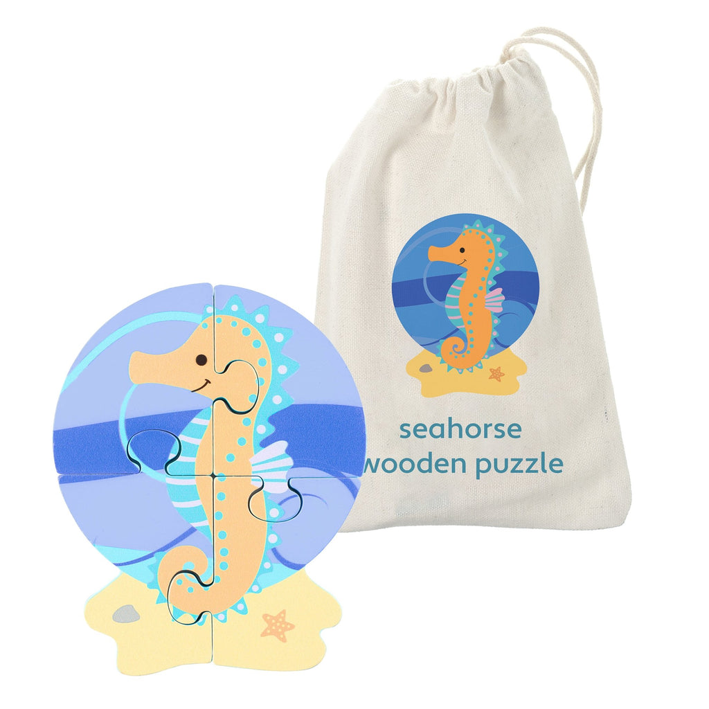 Orange Tree Wooden Seahorse Puzzle - Little Whispers