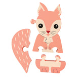 Orange Tree Wooden Squirrel Puzzle - Little Whispers