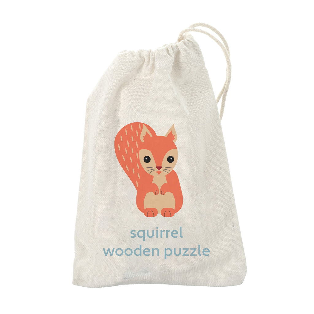 Orange Tree Wooden Squirrel Puzzle - Little Whispers