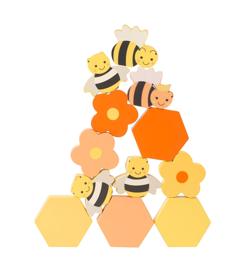 Orange Tree Wooden Stacking Honey Bees - Little Whispers