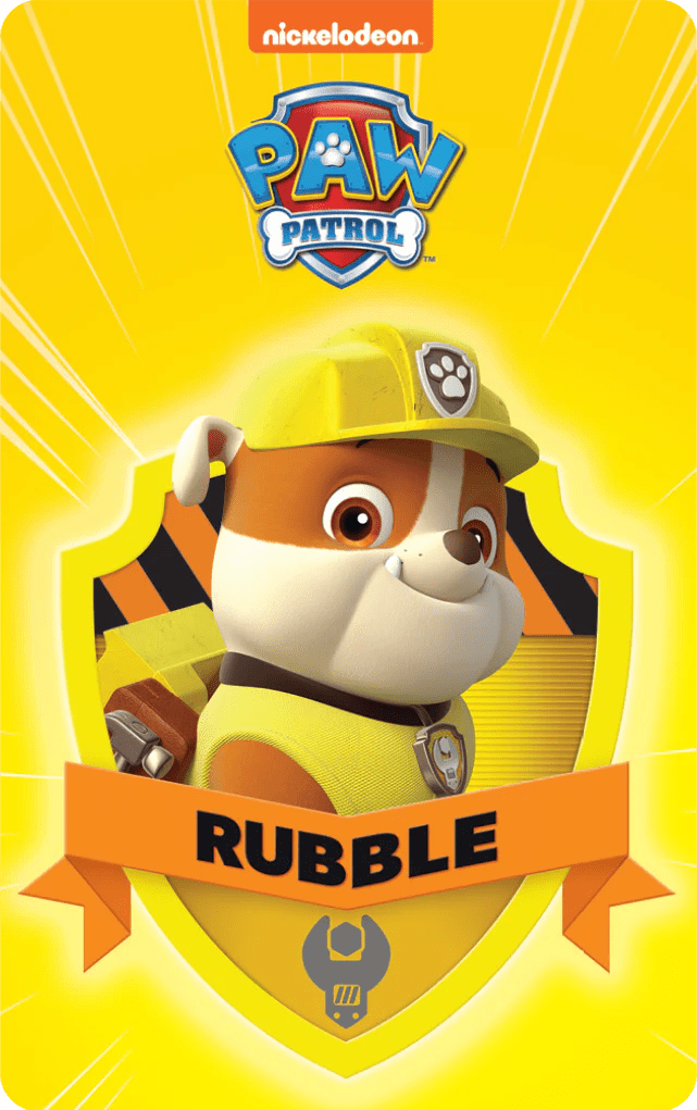 Paw Patrol Pup Pack (6 Cards) Audio Card - Little Whispers