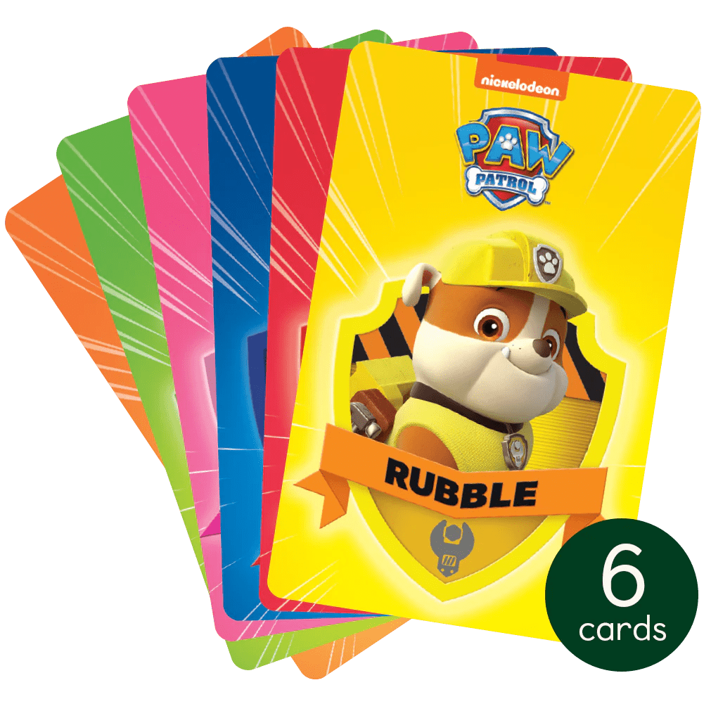 Paw Patrol Pup Pack (6 Cards) Audio Card - Little Whispers