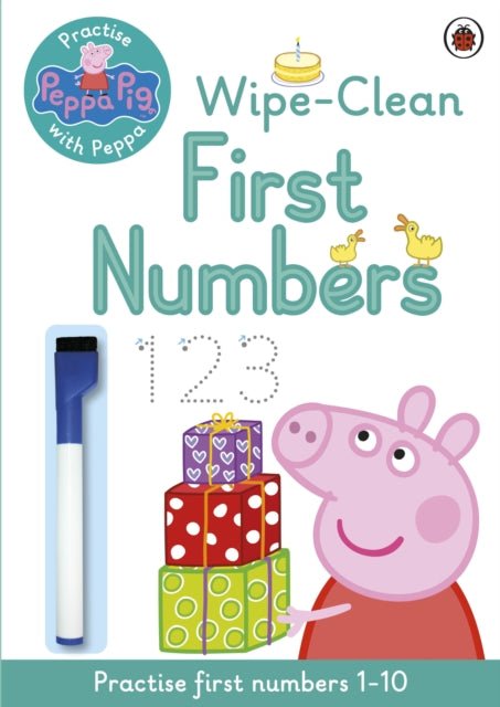 Peppa Pig Wipe Clean First Numbers - Little Whispers
