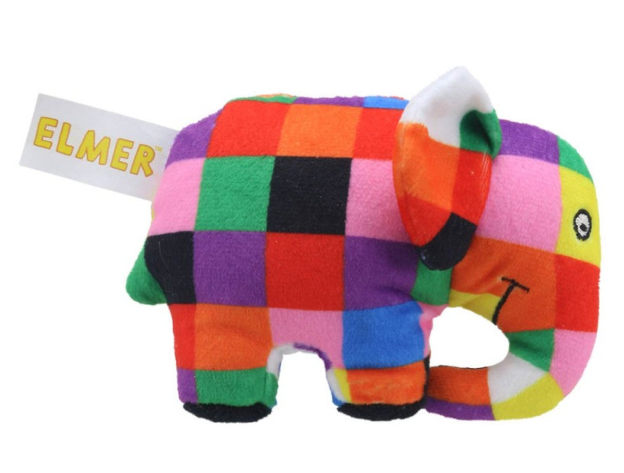 Puppet Company Elmer Finger Puppet - Little Whispers