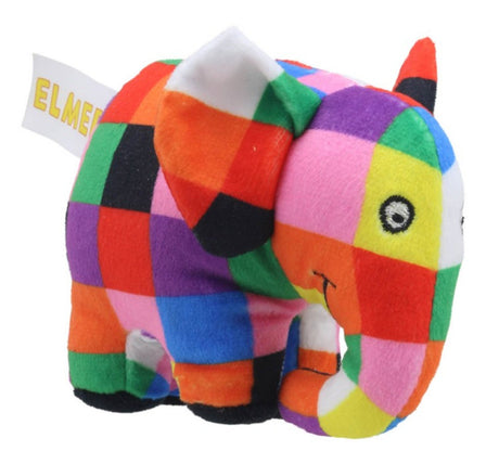 Puppet Company Elmer Finger Puppet - Little Whispers
