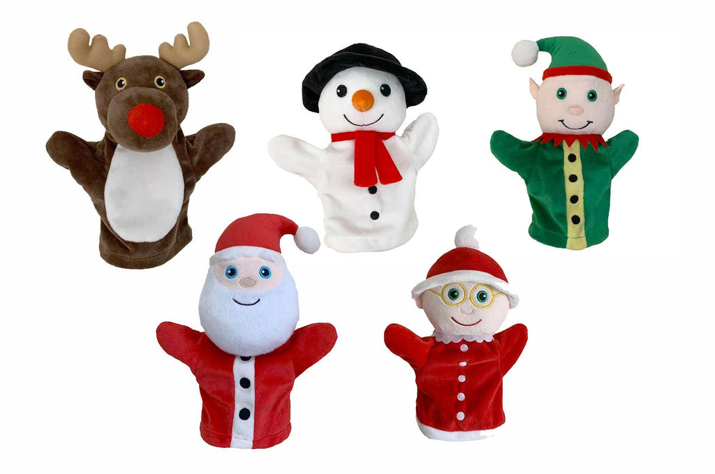 Puppet Company Set of 5 Christmas Hand puppets - Little Whispers