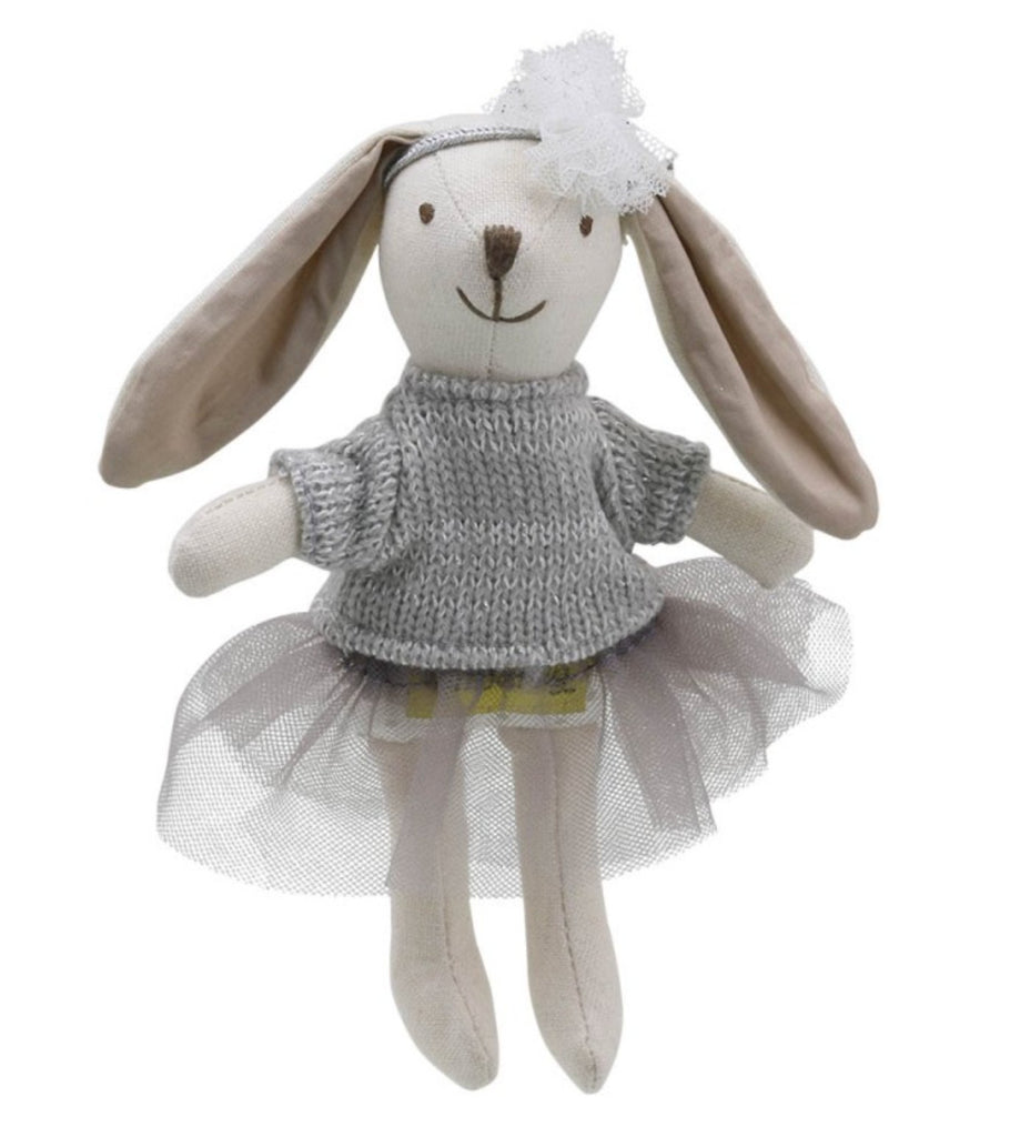 Puppet Company Wilberry Rabbit Girl Grey Rabbit - Little Whispers