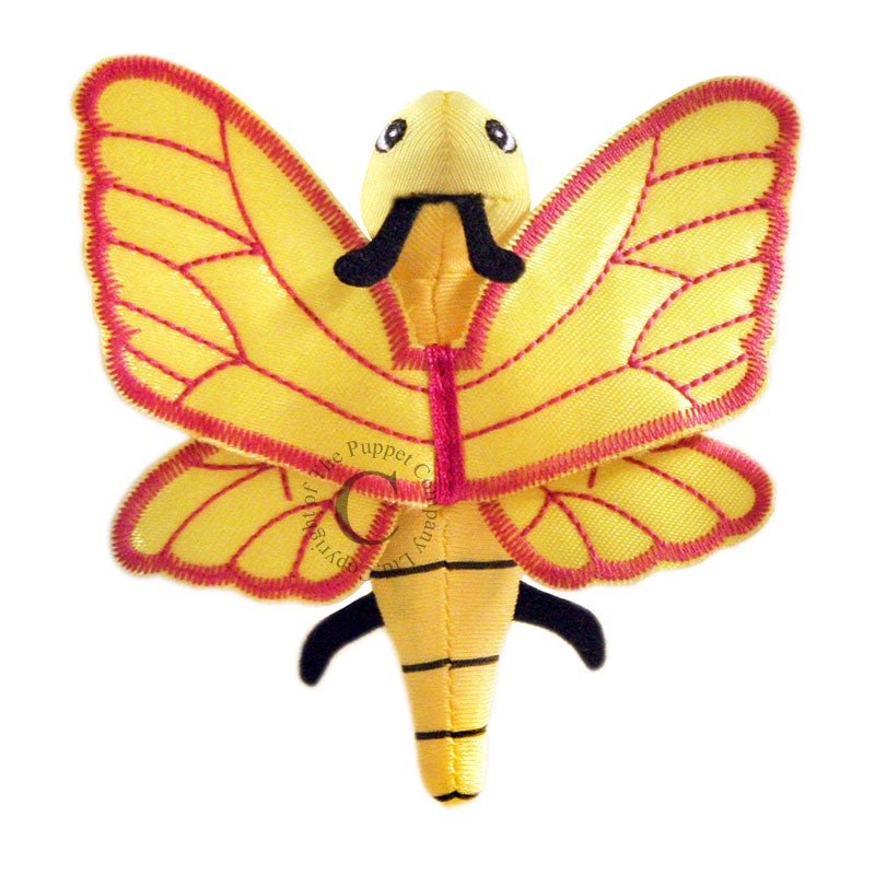 Puppet Company Yellow Butterfly Finger Puppet - Little Whispers