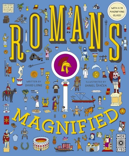 Romans Magnified Hardback Book with 3 x Magnifying Glass - Little Whispers