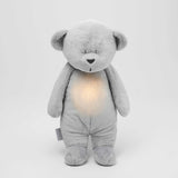 Silver Moonie Humming Bear with Lamp - Little Whispers