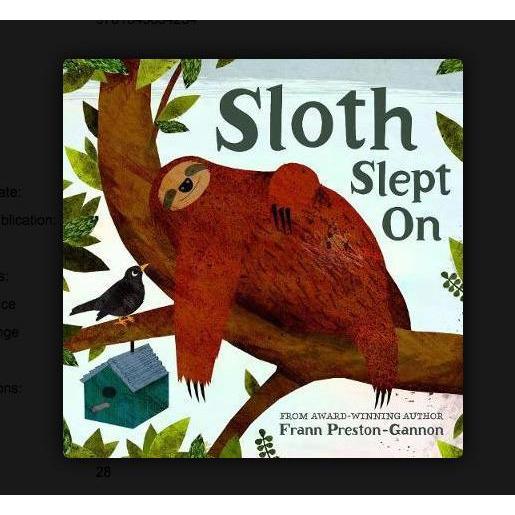 Sloth Slept On Story Sack - Little Whispers