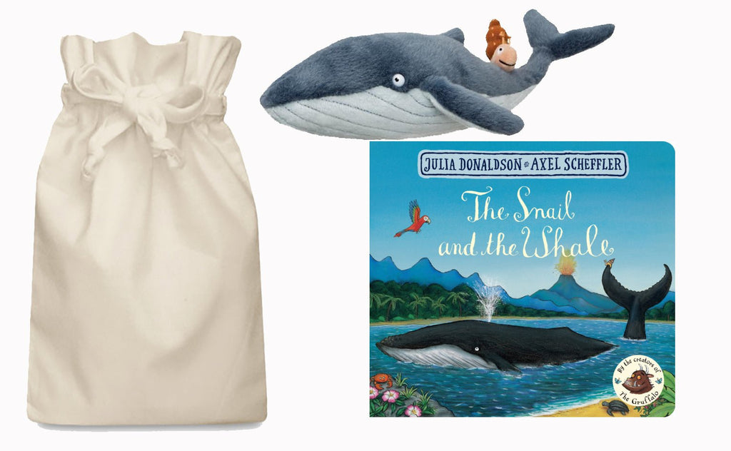 Snail & the Whale Aurora Soft Toy Story Sack - Little Whispers