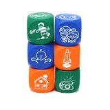 Story Starter Picture Cubes and Superhero Character Story Sack - Little Whispers