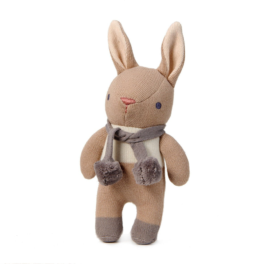 Tender Leaf Toys Baby Threads Taupe Bunny Baby Gift Set - Little Whispers