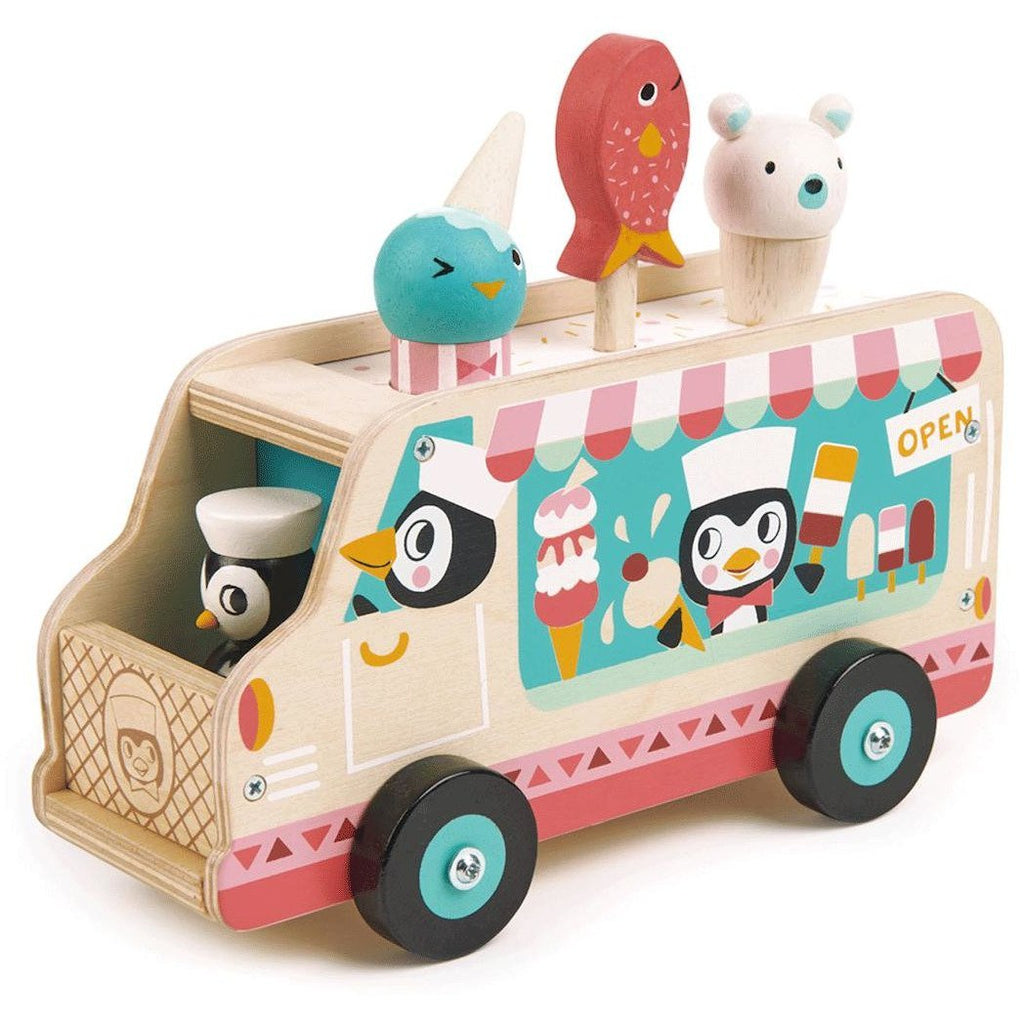 Tender Leaf Toys - Penguin's Gelato Van - Little Whispers