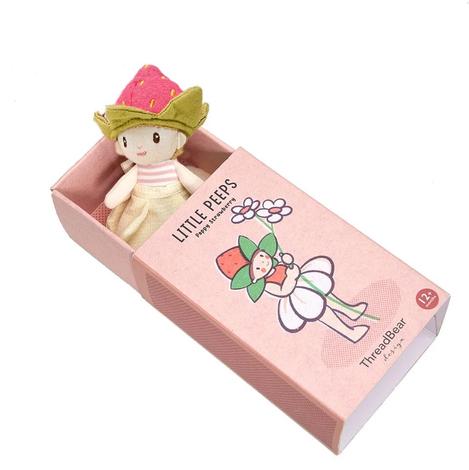 Tenderleaf Little Peeps Poppy Strawberry - Little Whispers