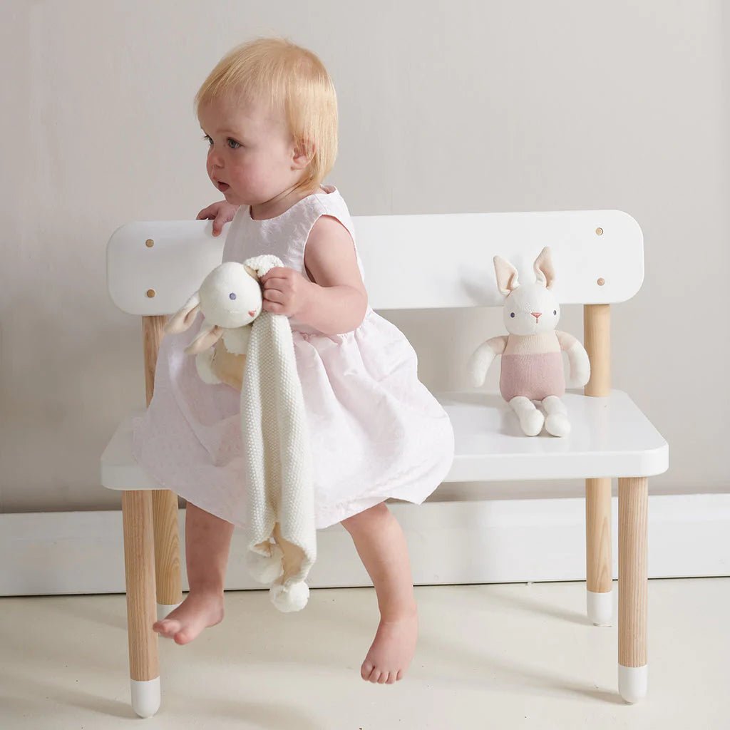 Tenderleaf Toys Baby Threads Cream Bunny Baby Gift Set - Little Whispers
