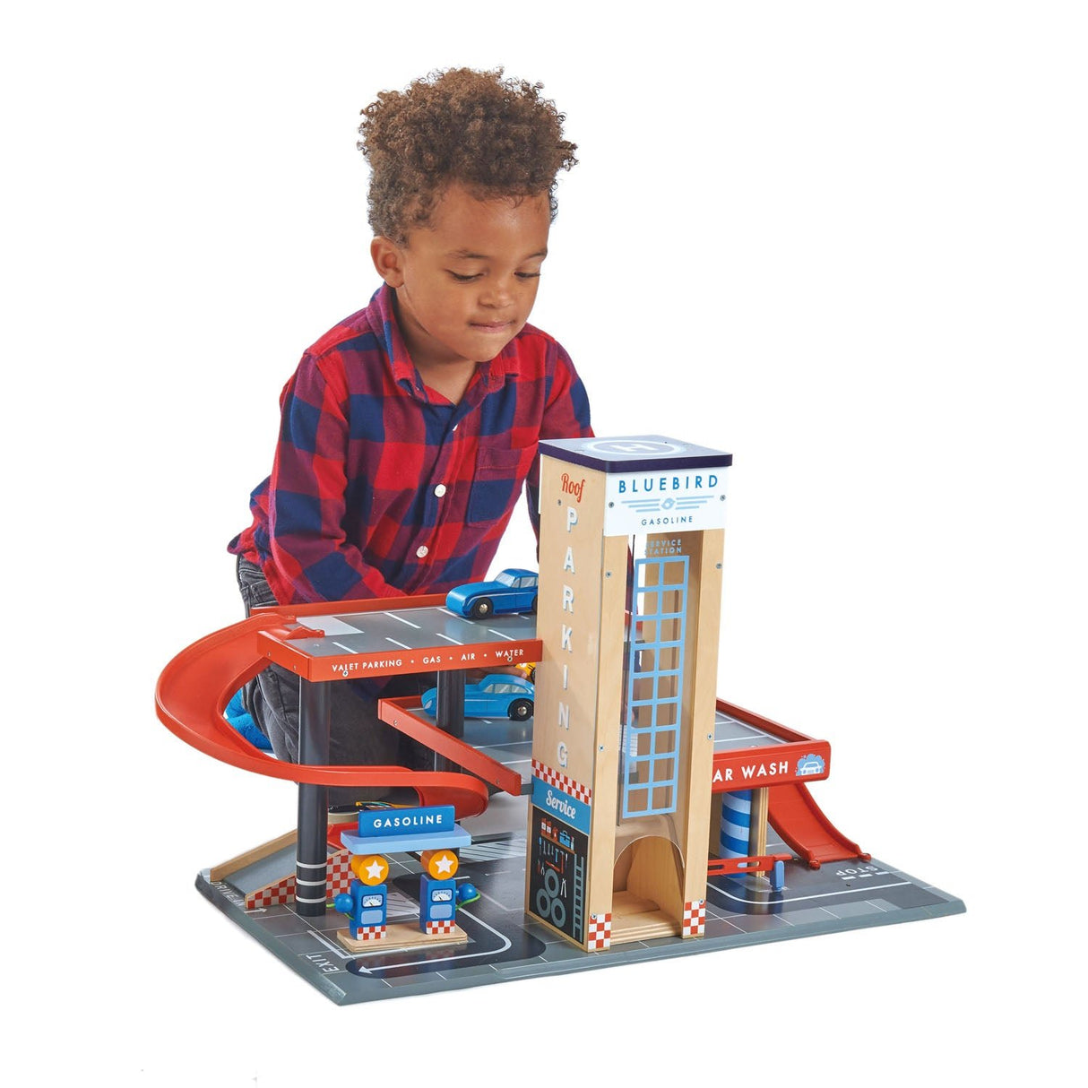 Tenderleaf Toys Blue Bird Service Station (Direct Shipping) - Little Whispers