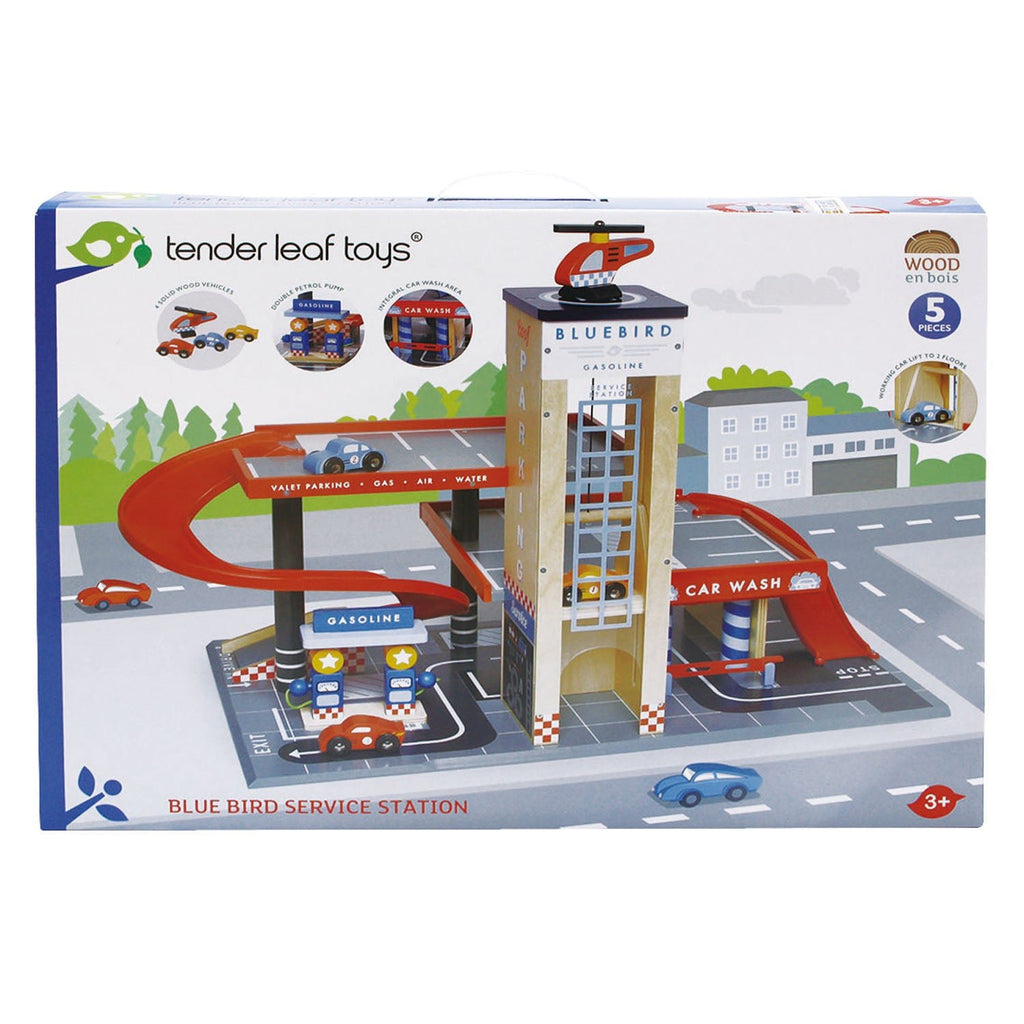 Tenderleaf Toys Blue Bird Service Station (Direct Shipping) - Little Whispers