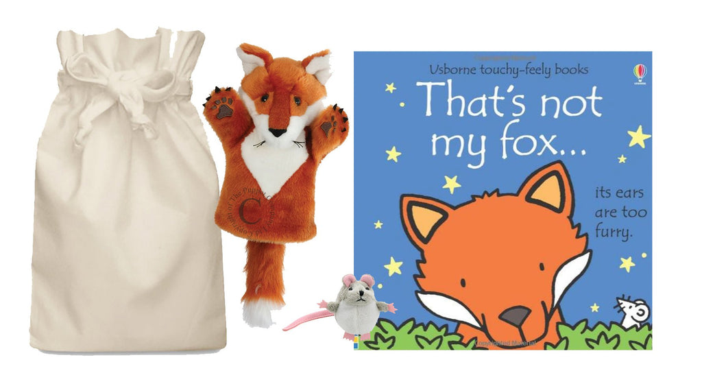 That's not my Fox Story Sack with Puppet Company Fox Hand Puppet - Little Whispers
