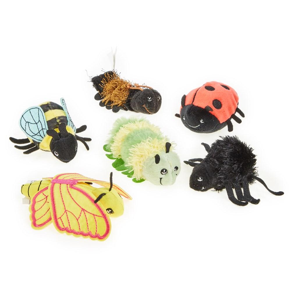 The Puppet Company Mini Beasts Set of 6 - Finger Puppets - Little Whispers