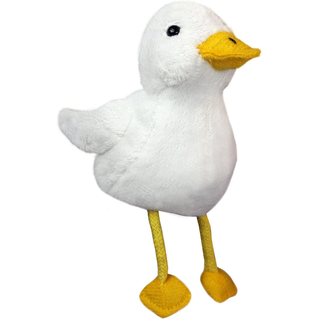 The Puppet Company White Duck Finger Puppet - Little Whispers