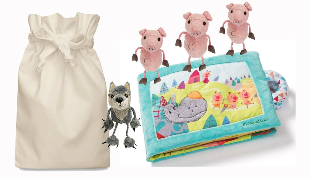 The Wolf and the Three Little Pigs Story Sack - Little Whispers