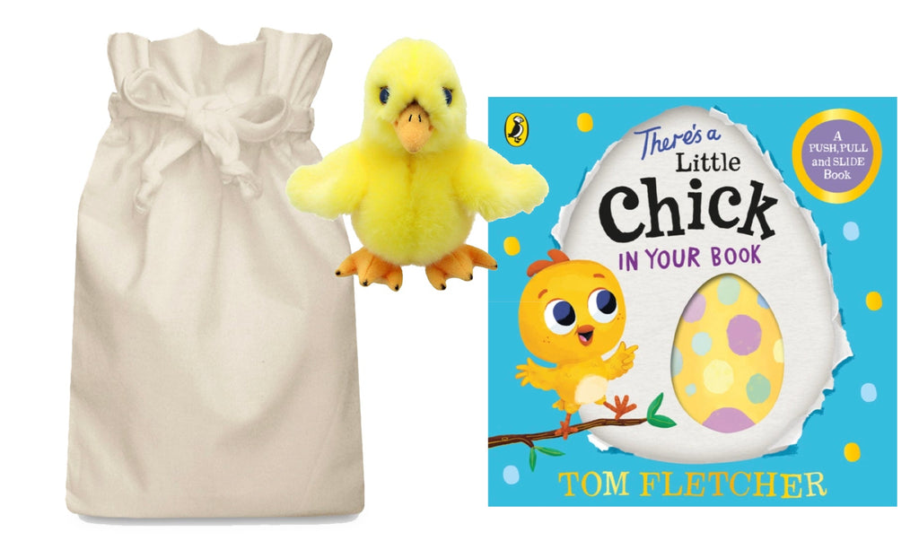 There's a Little Chick in your Book - Easter Story Sack with Soft Toy Chick - Little Whispers