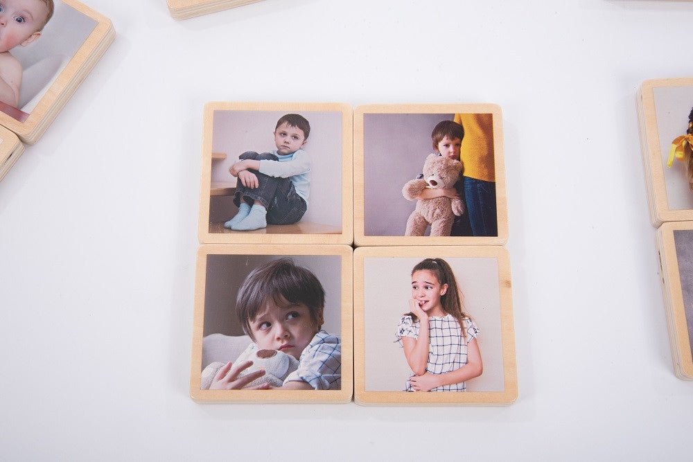 TickiT My Emotions Wooden Tiles - Pk18 - Little Whispers